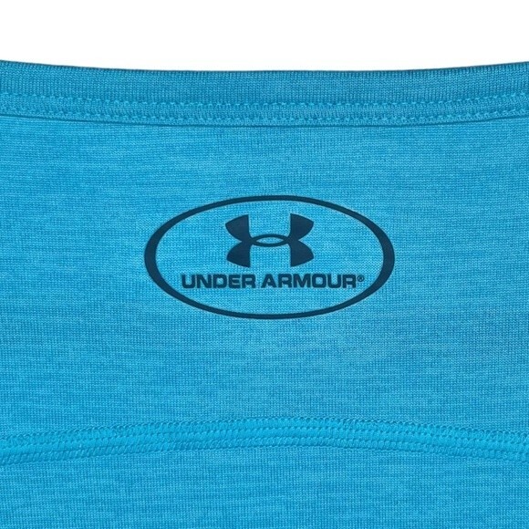 Under Armour HeatGear Tank Top sz XL * Sleeveless UA Logo Singlet Running Gym - Picture 3 of 5